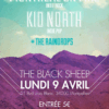 Montréal On Fire / Kid North / The Raindrops – 9 Avril 2012 @ Black Sheep (Montpellier)
