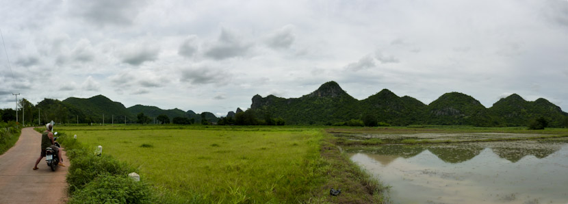 Paysage aux alentours de Kanchanaburi