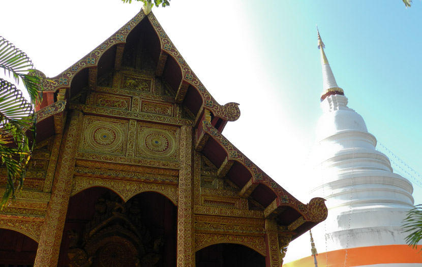 Un des multiples temples bouddhistes de Chiang Mai