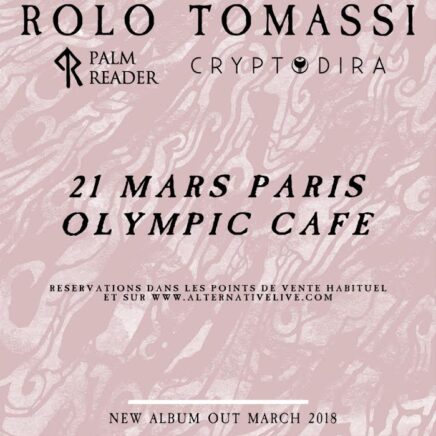 Rolo Tomassi en concert à Paris demain mercredi 21 mars
